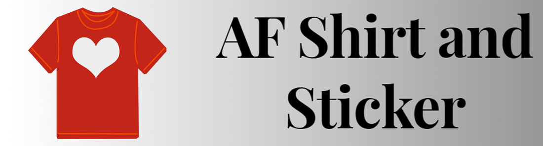 AF Shirt and Sticker logo
